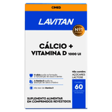 Lavitan Cálcio + Vitamina D 1000UI 60 Comprimidos Revestidos